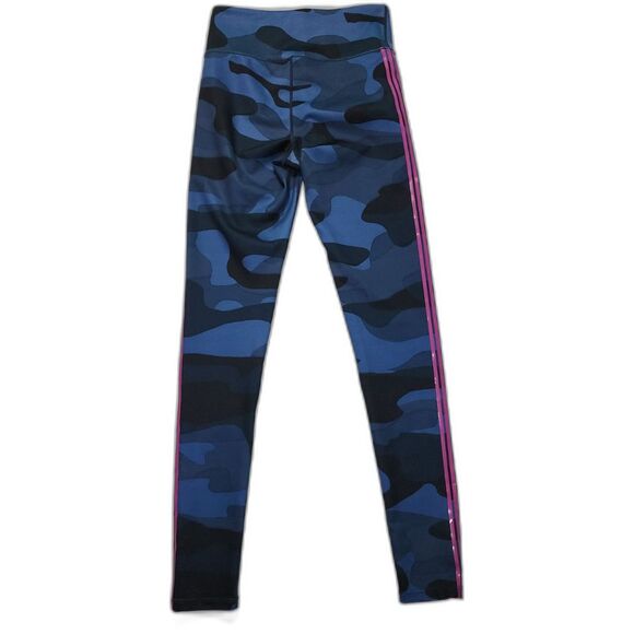NOLI Warrior Blue Camouflage Leggings Pink Stripes Size XS - Picture 2 of 4